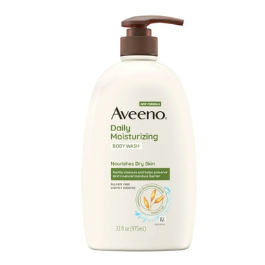 Aveeno Daily Moisturizing Body Wash Dry Skin lightly scented Pack 6 Size 33oz