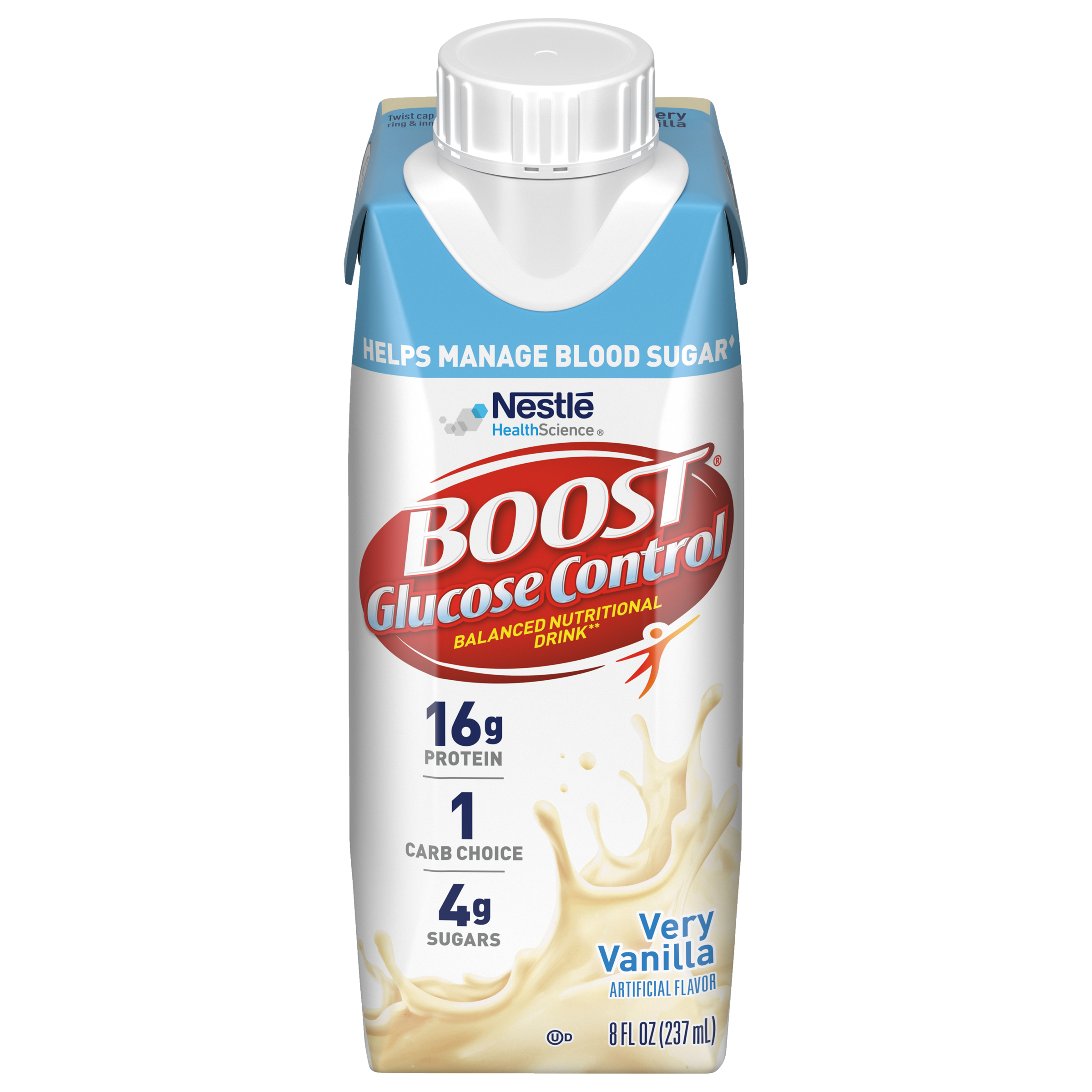 Nestle  BOOST GLUCOSE CONTROL®, Chocolate, 24 x 8 fl. oz. carton Unit 24