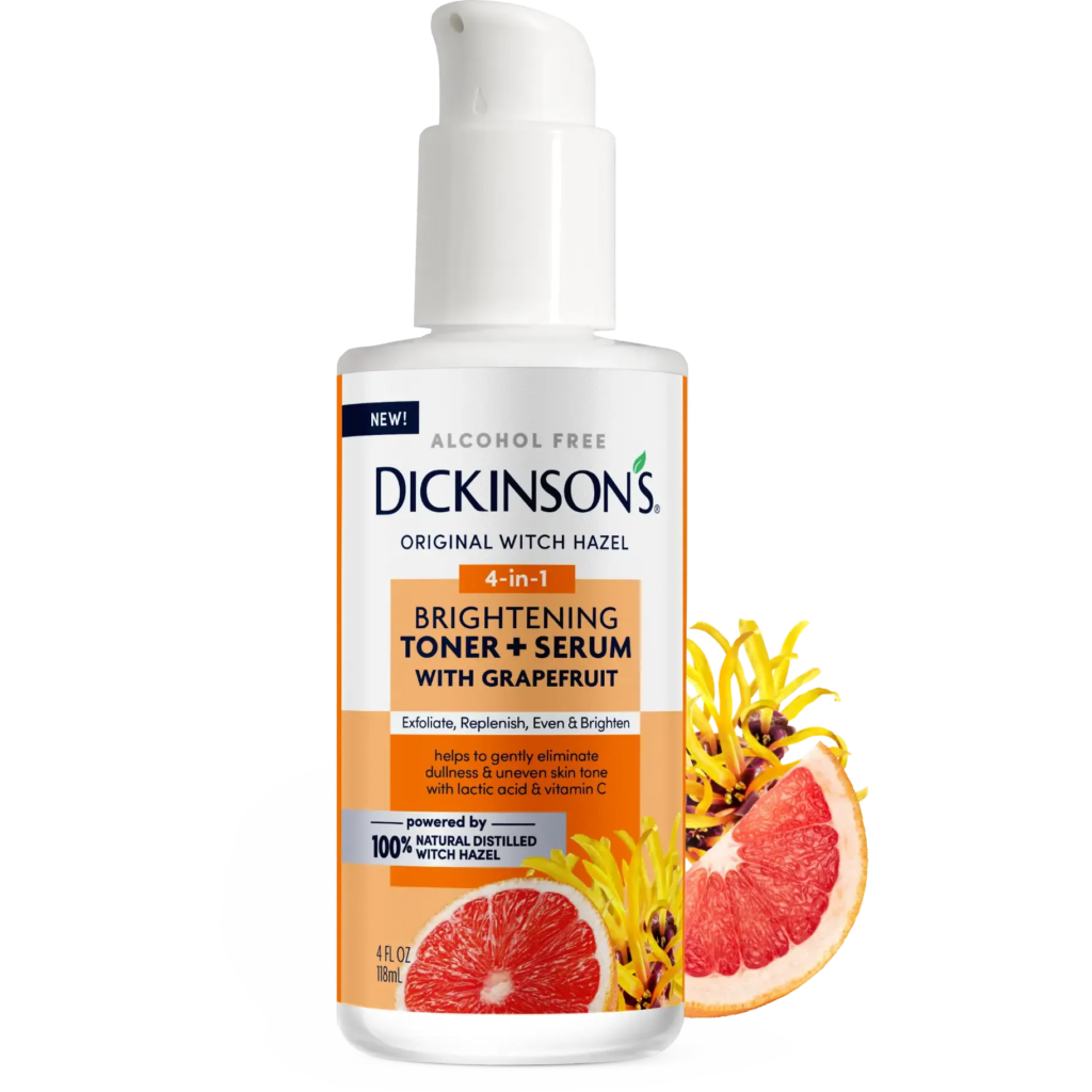 Dickinson Witch Hazel 4n1 Brightening Serum  w/ Grapefruit Case 12 Size 4oz