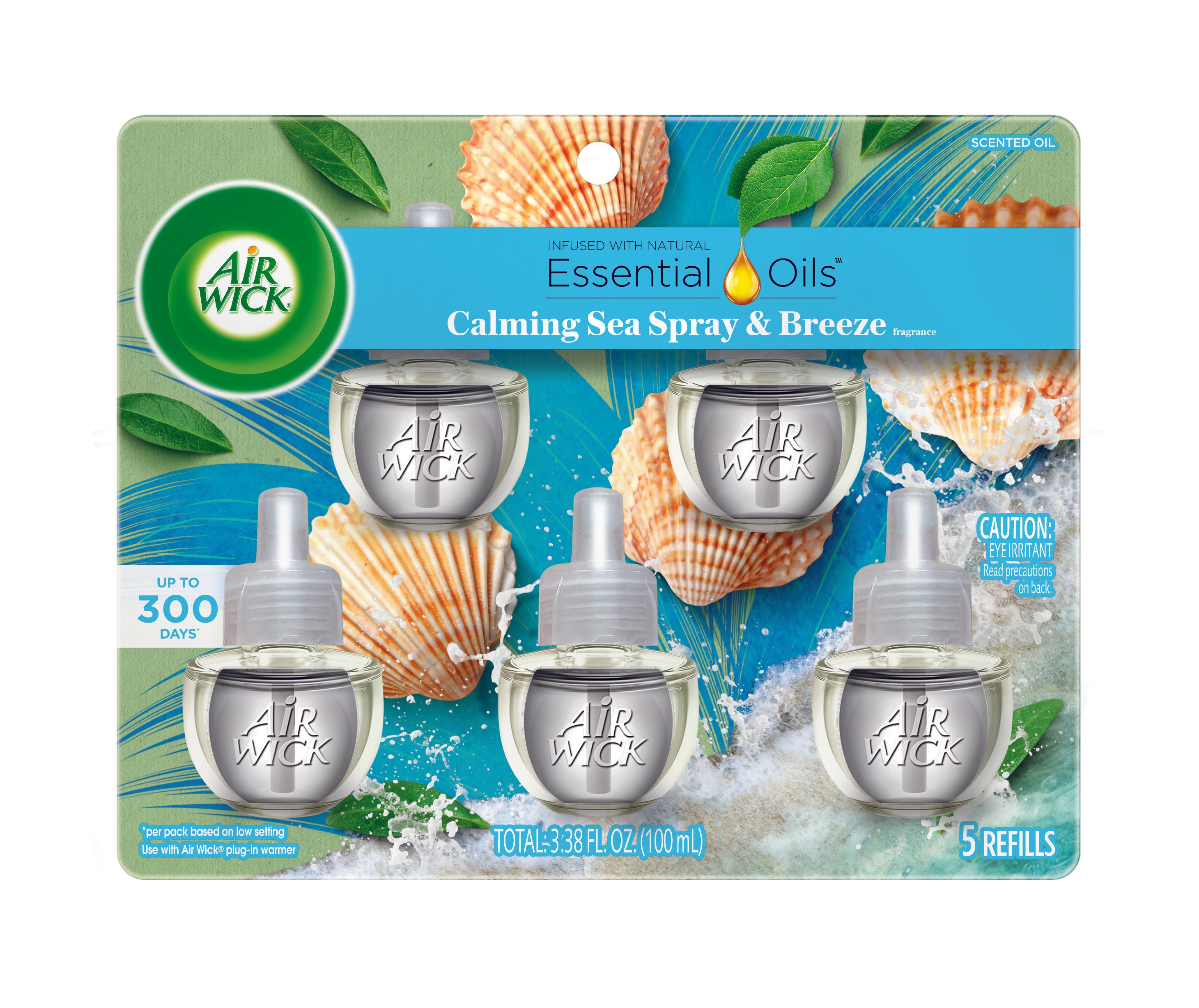 AIR WICK® Scented Oil - Twin Refill Calming Sea Spray & Breeze 6/(2x.67) oz.