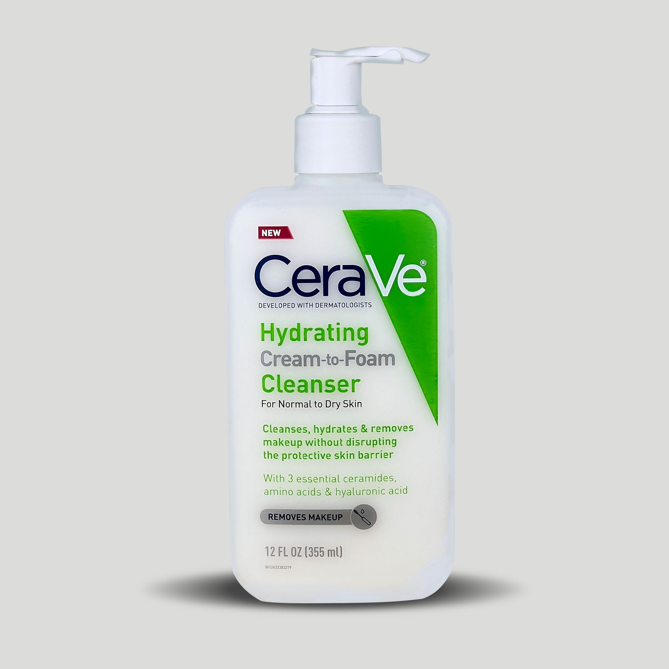 CeraVe Hydrating Cream-to-Foam Cleanser 12oz