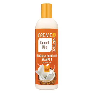 Creme of Nature Detangling & Conditioning Shampoo with Coconut Milk 12oz Pack 12