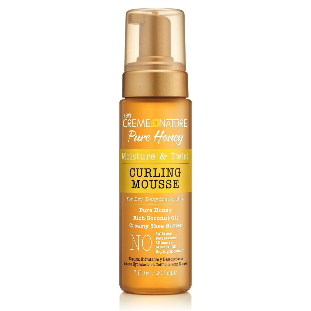 Creme of Nature Pure Honey Moisture & Twist Curling Mousse 3S 7oz Pack 12