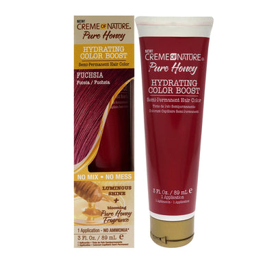 Creme Of Nature Pure Honey Hair Color Boost Fuchsia 3oz Pack 12