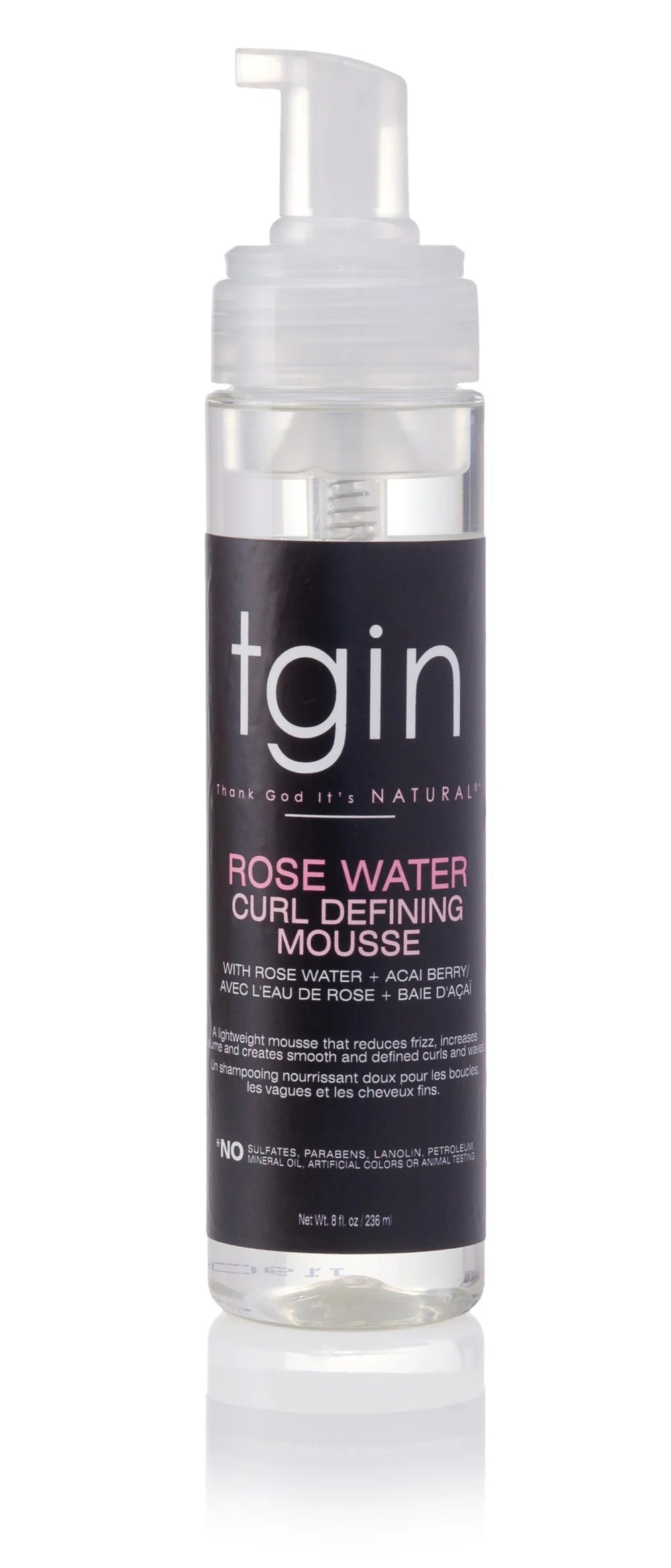 TGIN Rosewater Curl Defining Mousse Pack 6