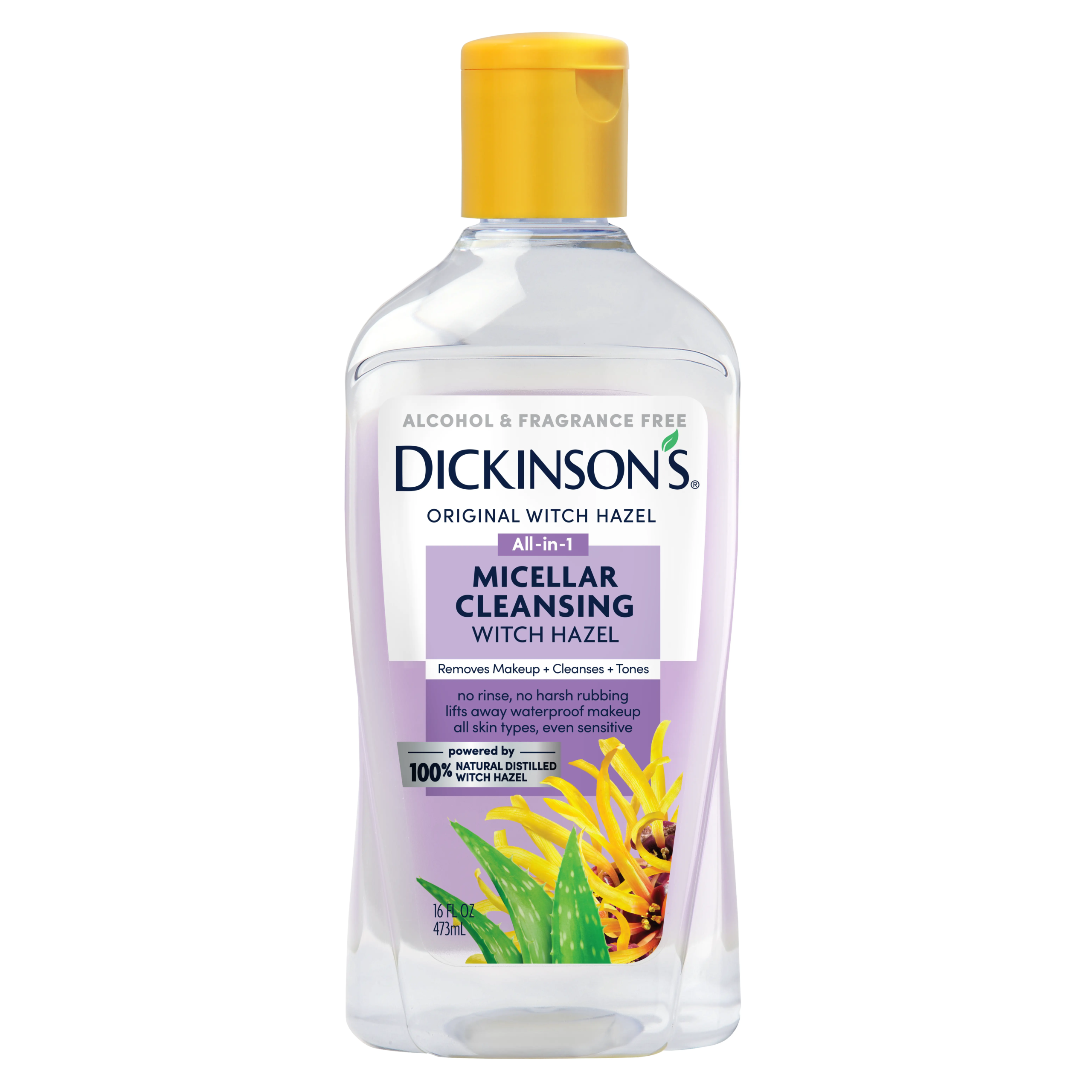 Dickinson WitchHazel Micellar Makeup Remover Case 6 Size 16oz