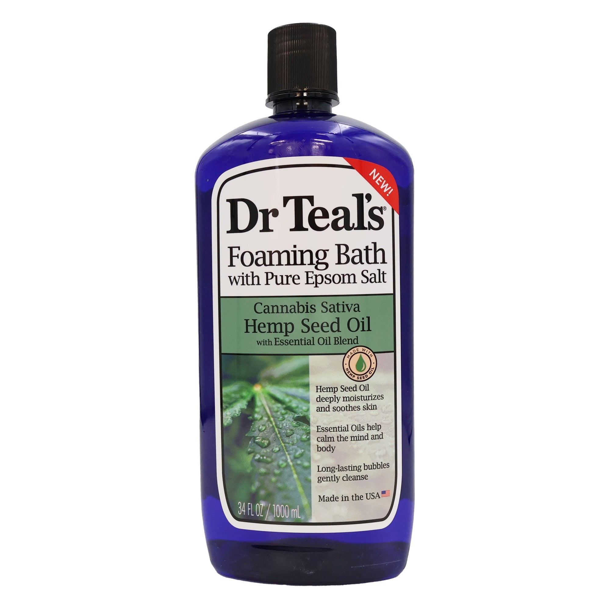 DRT HEMP SEED OIL 34OZ FOAMING BATH