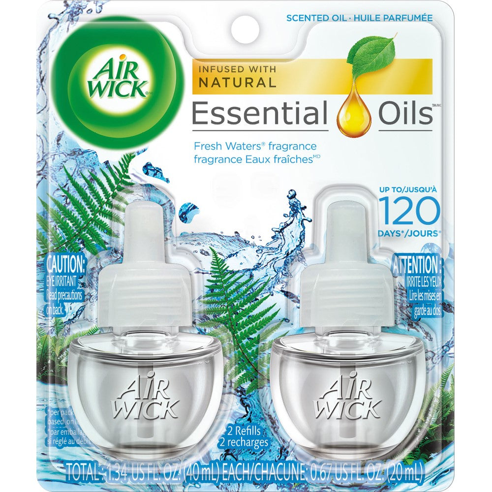 AIR WICK® Scented Oil - Twin Refill Fresh Waters® 6/(2x.67) oz.