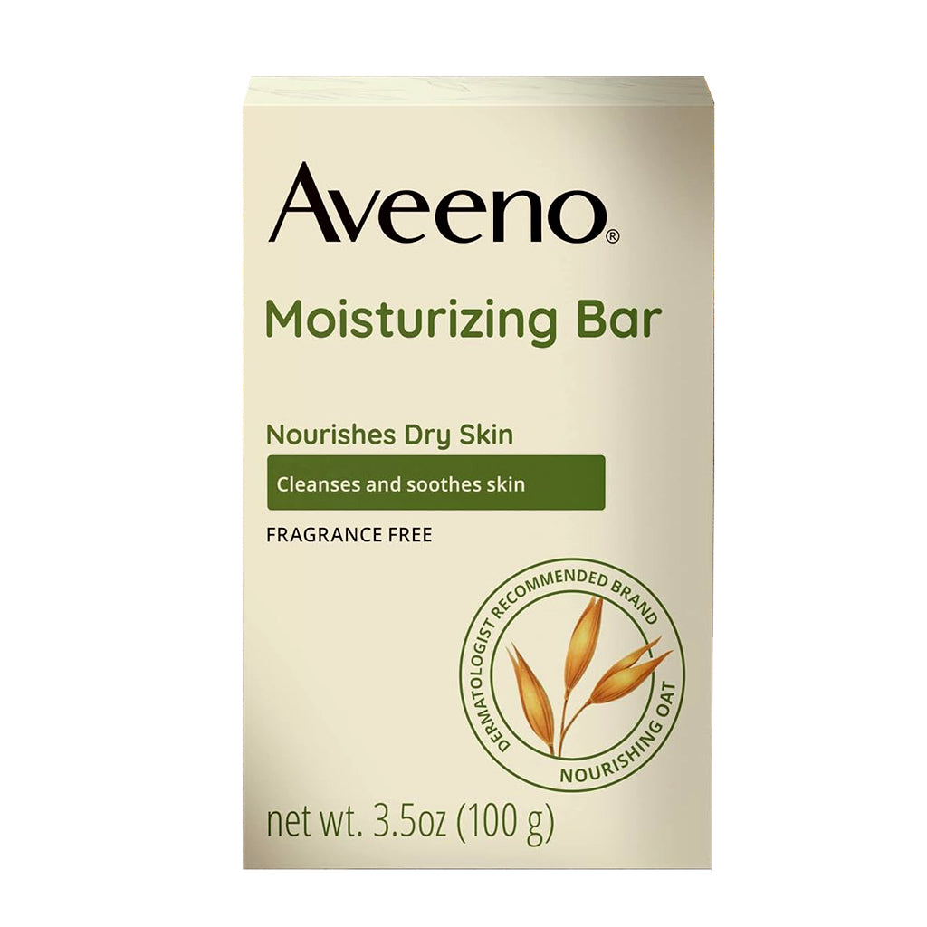 Aveeno Gentle Moisturizing Facial Cleansing Bar for Dry Skin Pack 24 Size 3.5oz