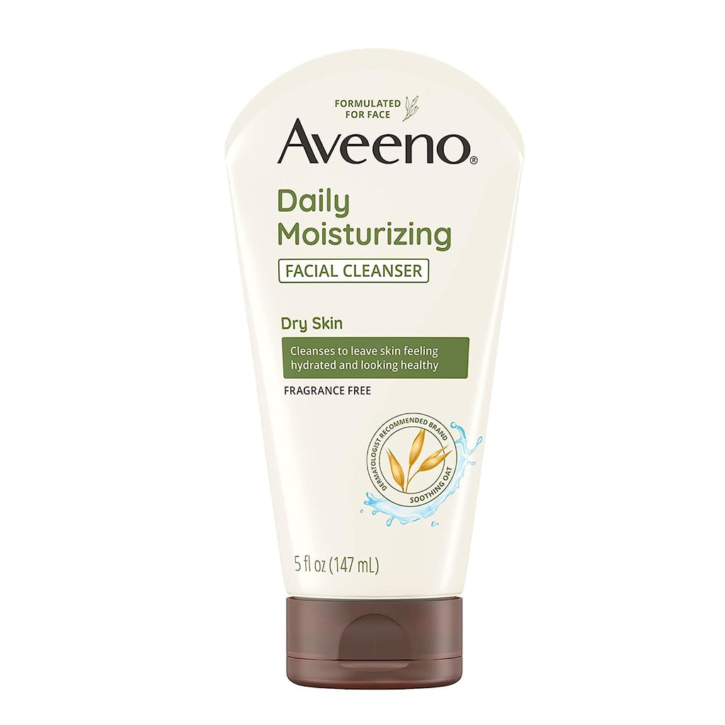 Aveeno Daily Moisturizing Facial Cleanser with Soothing Oat Pack 12 Size 5oz