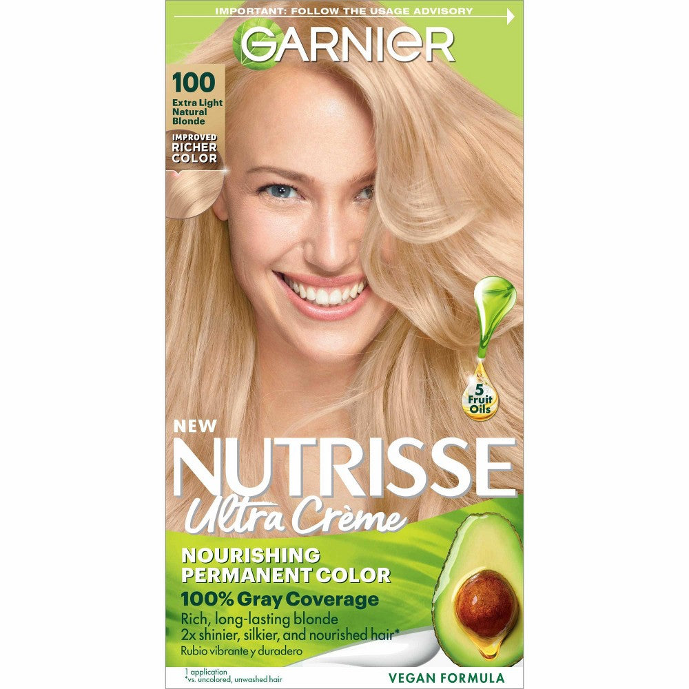 GARNIER HAIRCOLOR NUTRISSE HAIR COLOR : CHAMOMILE #100 Pack 12