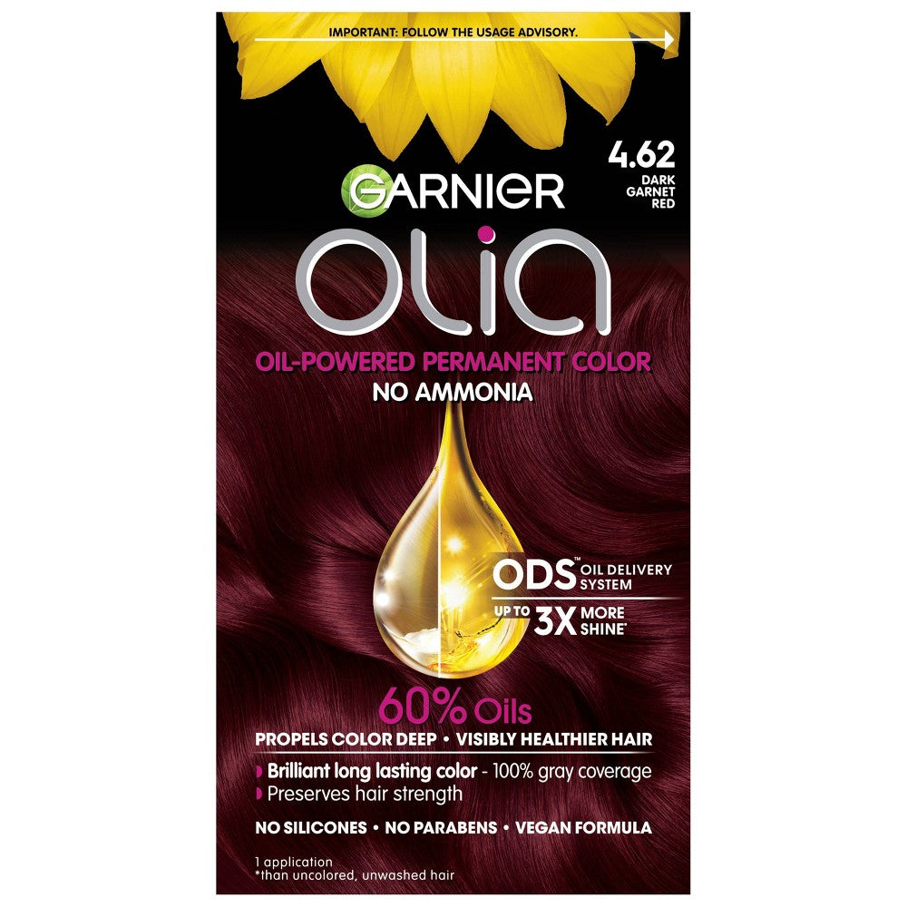 GARNIER HAIRCOLOR Garnier Olia Haircolor : DARK GARNET RED Pack 12