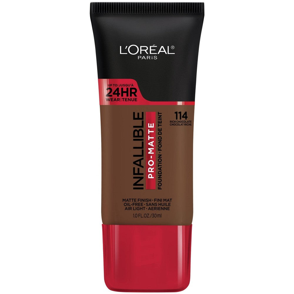 L'OREAL COSMETICS Infallible Pro-Matte Fdtn : RICH CHOCOLATE Pack 72