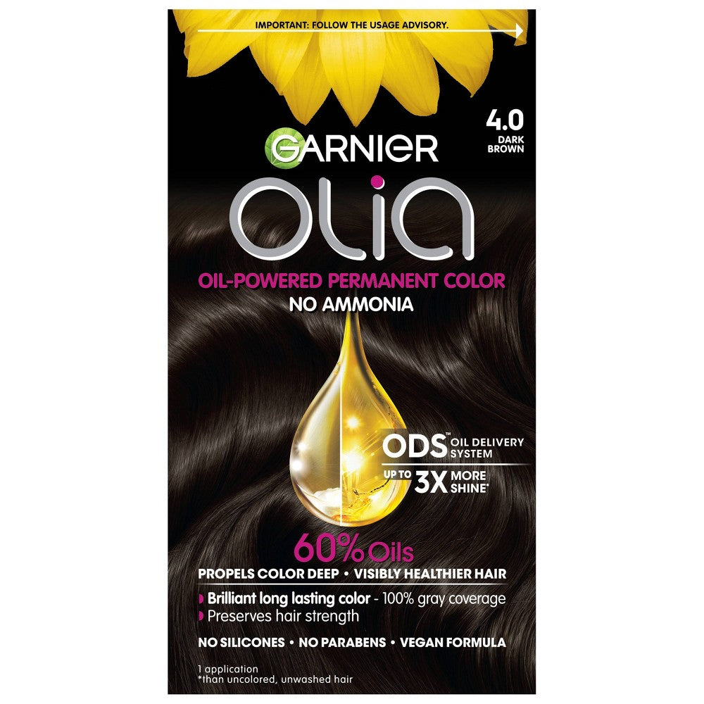 GARNIER HAIRCOLOR Garnier Olia Haircolor : DARK BROWN Pack 12