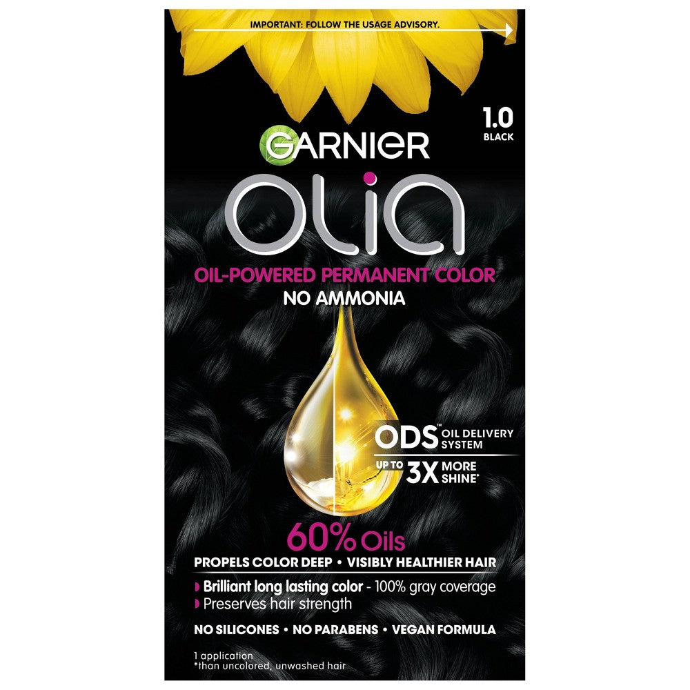 GARNIER HAIRCOLOR Garnier Olia Haircolor : BLACK Pack 12