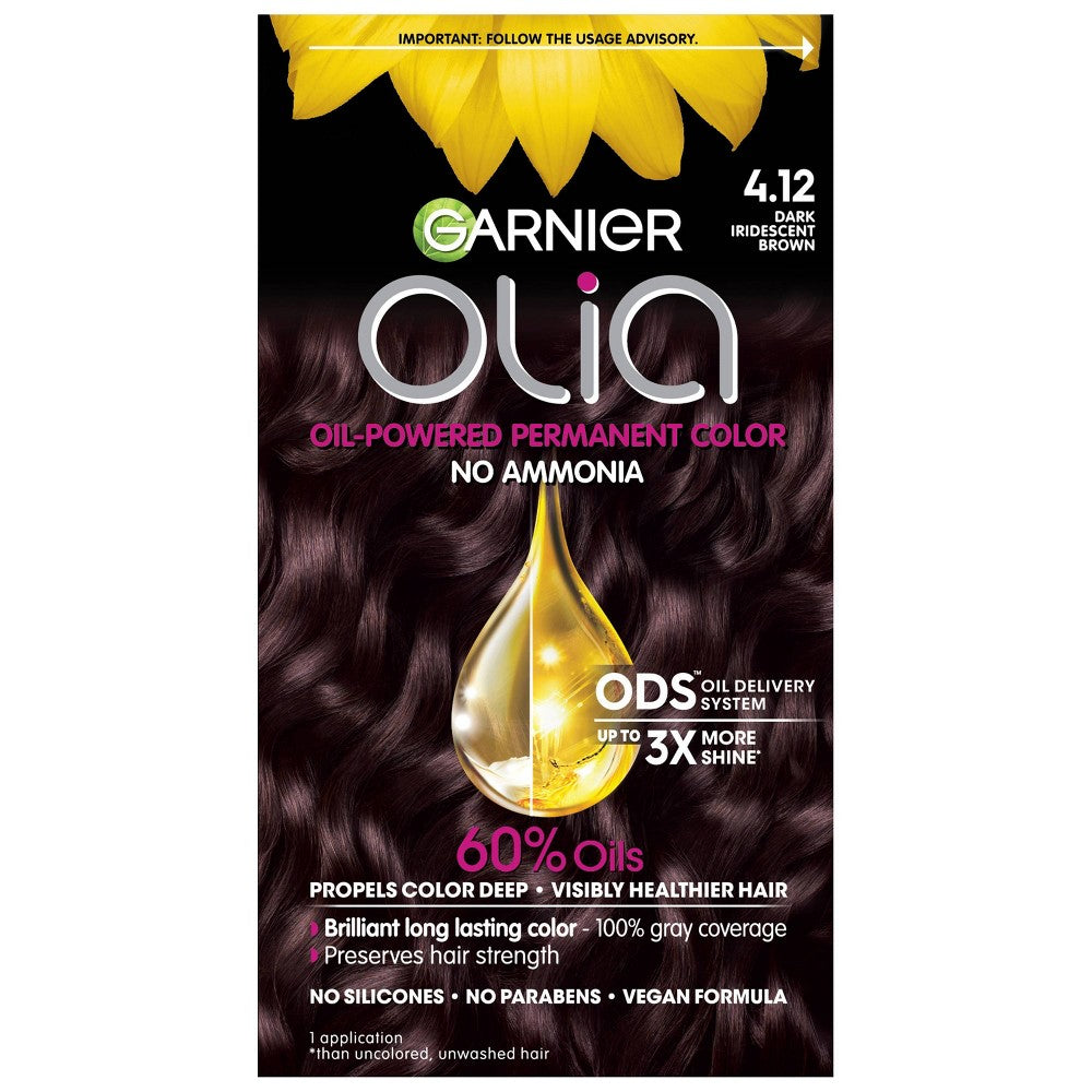 GARNIER HAIRCOLOR Garnier Olia Haircolor : Dark Iridescent Brown Pack 12