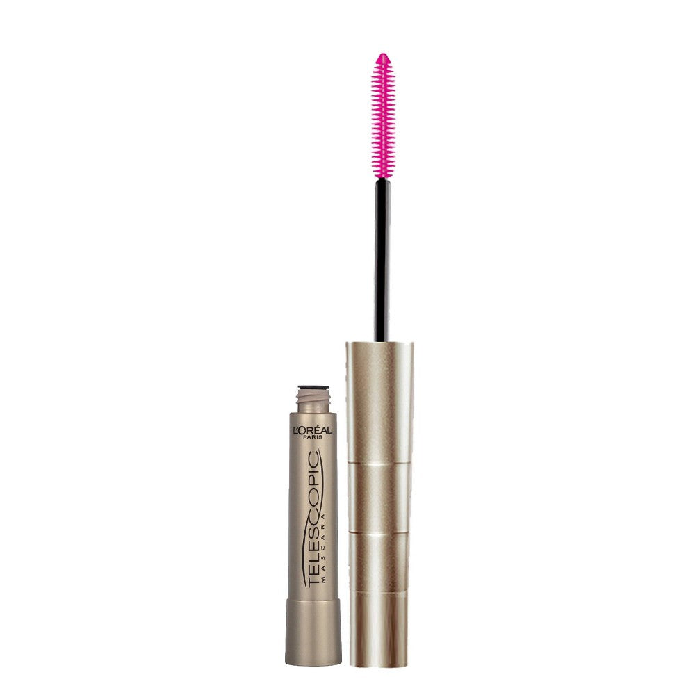 L'OREAL COSMETICS TELESCOPIC MASCARA : TELESCOPIC: BLACKEST BLACK Pack 72