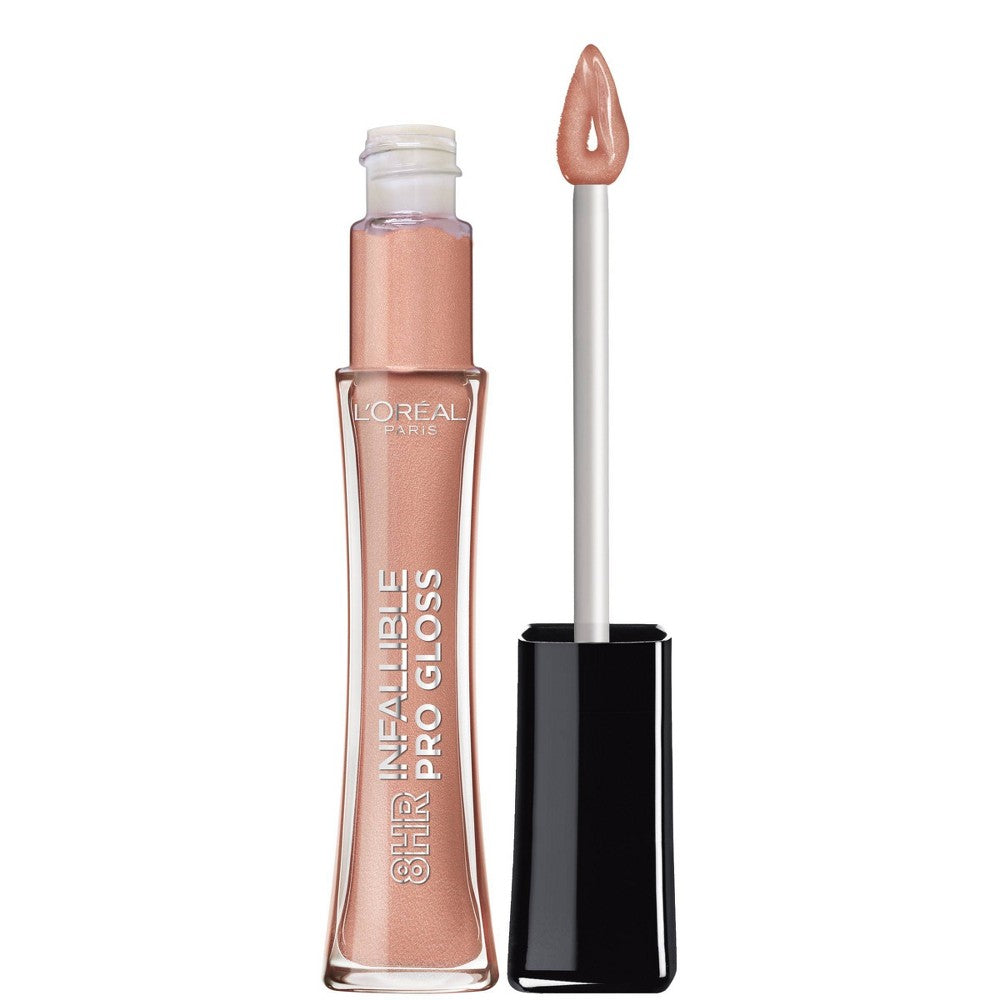 L'OREAL COSMETICS INFALLIBLE NEVER FAIL LIP GLOSS : NUDE PETAL Pack 72