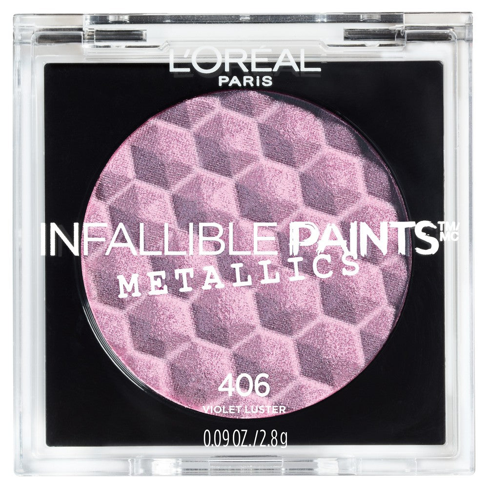 L'OREAL COSMETICS Infallible Eye Paints Metallics : VIOLET LUSTER Pack 72