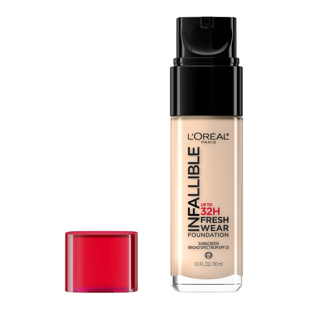 L'OREAL COSMETICS Infallib 24Hr Fresh Wear Foundation : PORCELAIN Pack 72