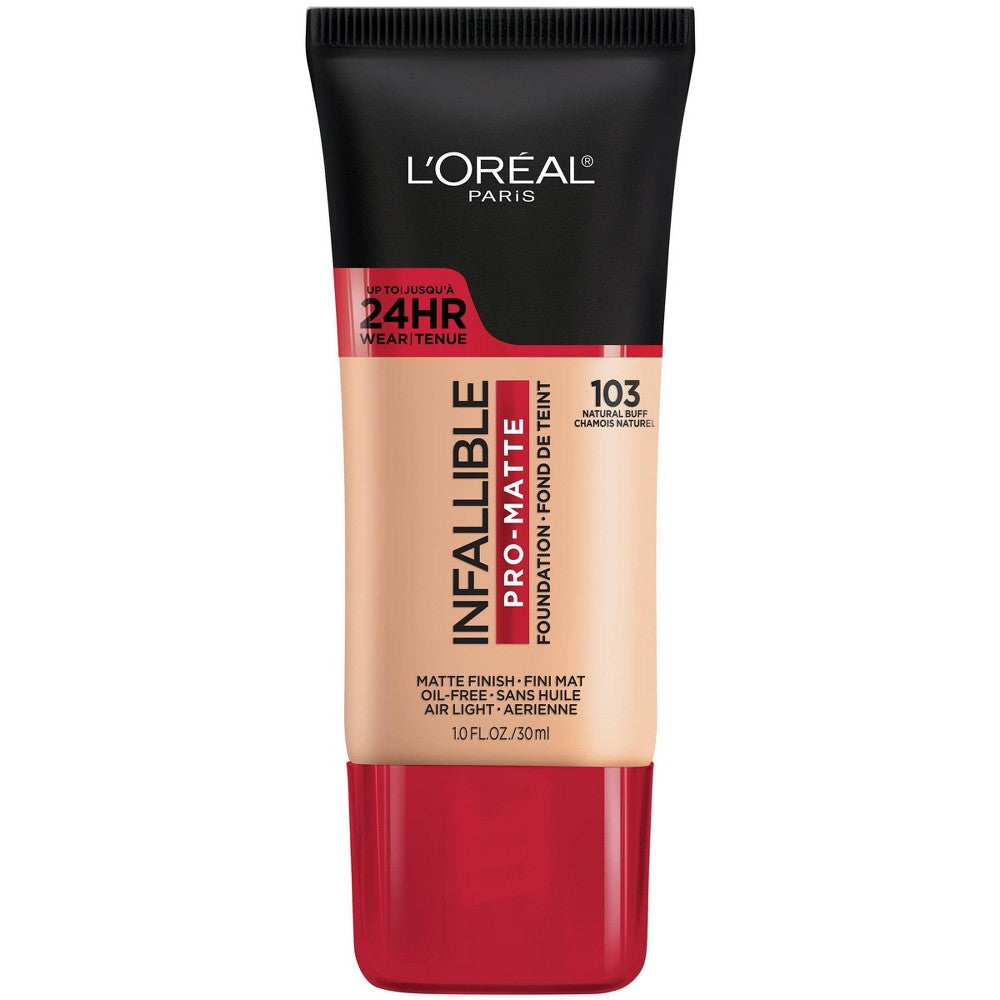 L'OREAL COSMETICS Infallible Pro-Matte Fdtn : NATURAL BUFF Pack 72