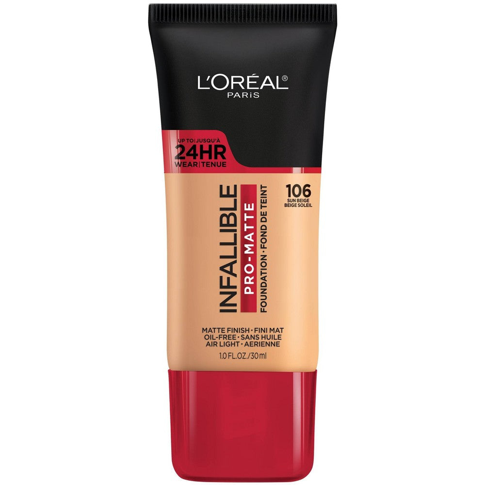 L'OREAL COSMETICS Infallible Pro-Matte Fdtn : SUN BEIGE Pack 72