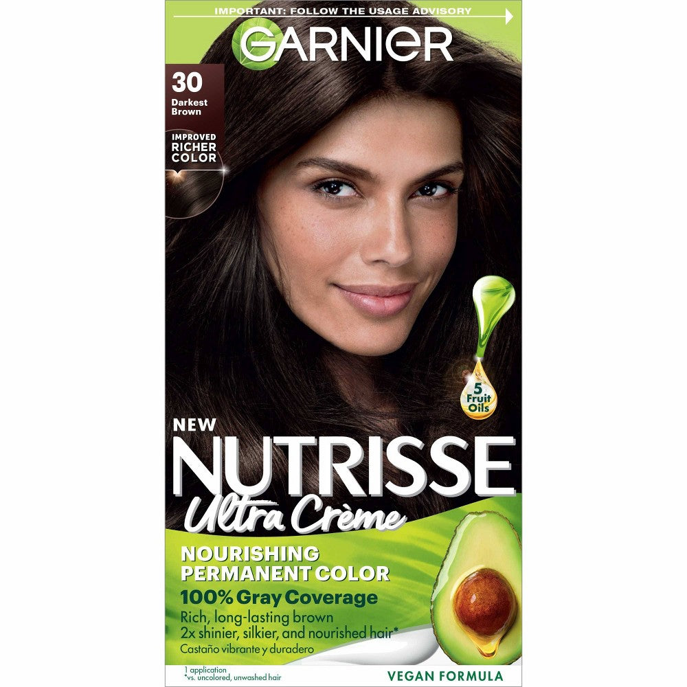 GARNIER HAIRCOLOR NUTRISSE HAIR COLOR : SWEET COLA 30 Pack 12