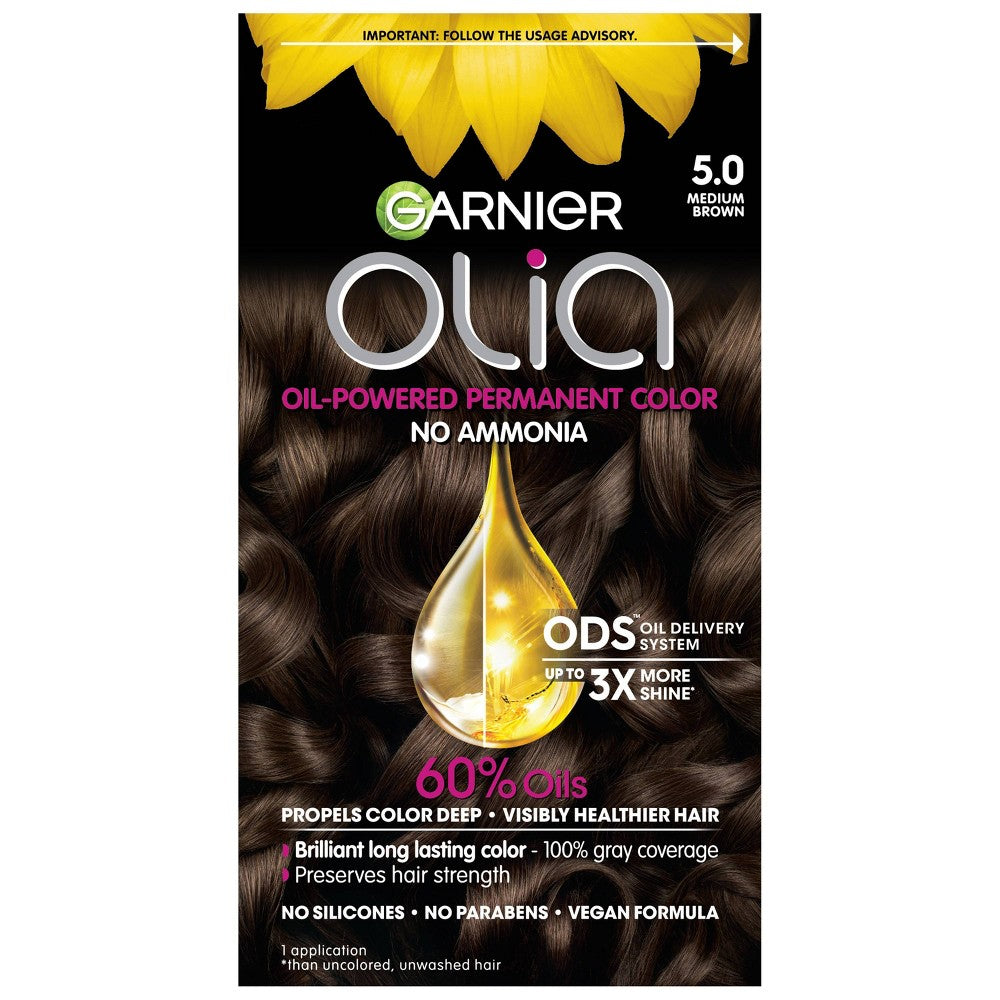 GARNIER HAIRCOLOR Garnier Olia Haircolor : MEDIUM BROWN Pack 12