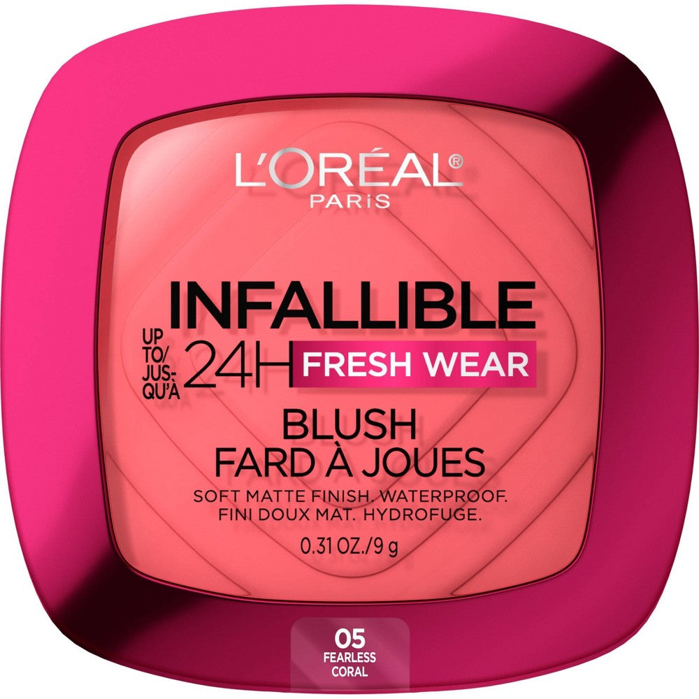 L'OREAL COSMETICS INFALLIBLE POWDER : Fearless Coral Pack 72