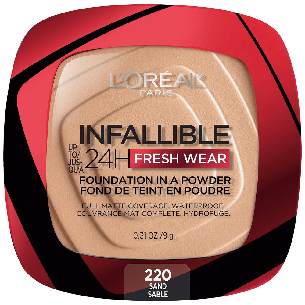 L'OREAL COSMETICS Infallible SP PWDER : SAND Pack 72