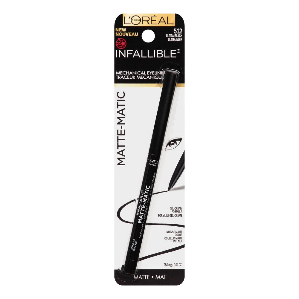 L'OREAL COSMETICS Infallible Matte-Matic Liner : BLACK Pack 72