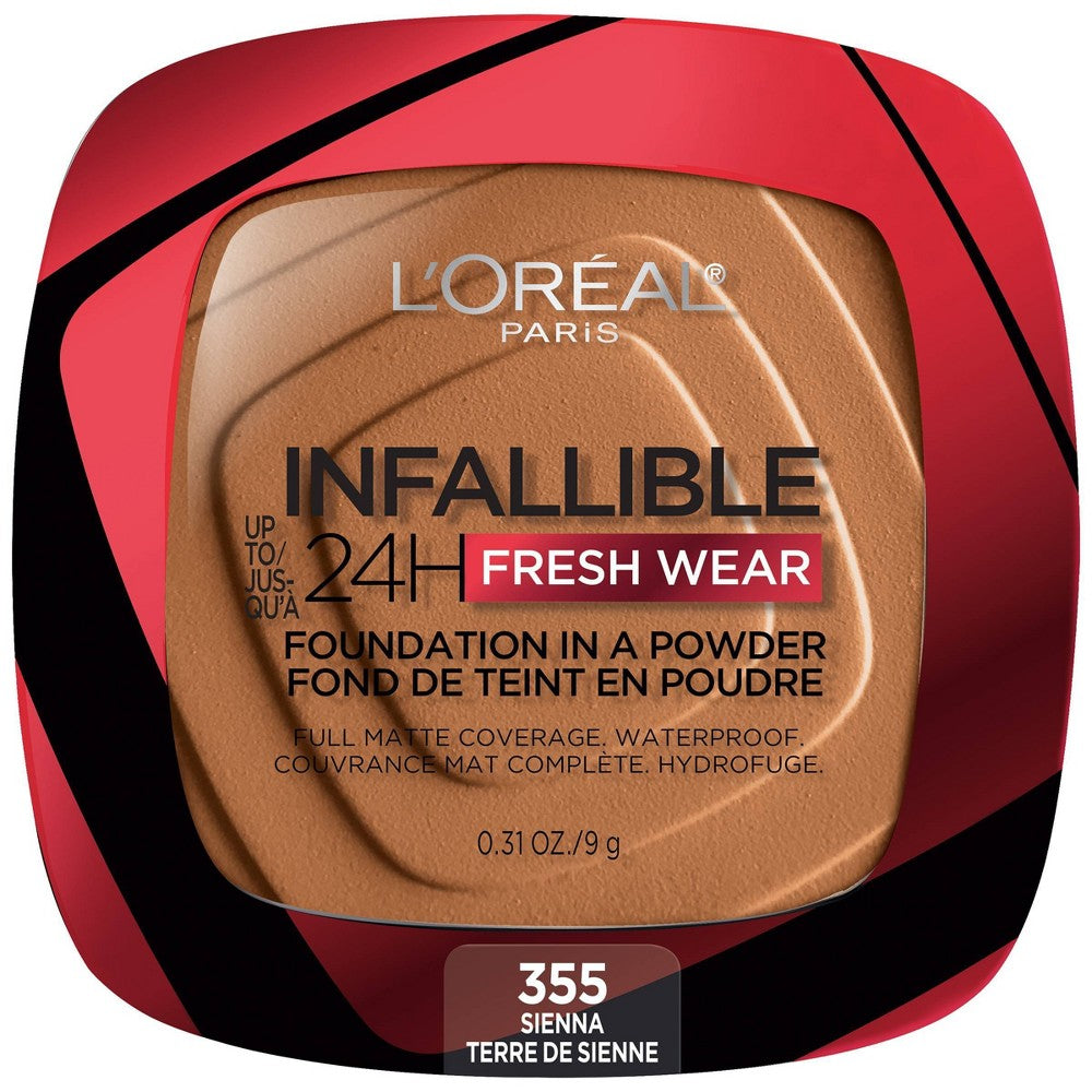 L'OREAL COSMETICS Infallible SP PWDER : SIENNA Pack 72