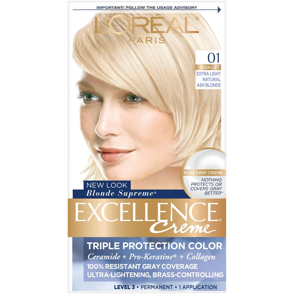 L'OREAL HAIRCOLOR EXCELLENCE : EXTRA LIGHT ASH BLONDE Pack 12