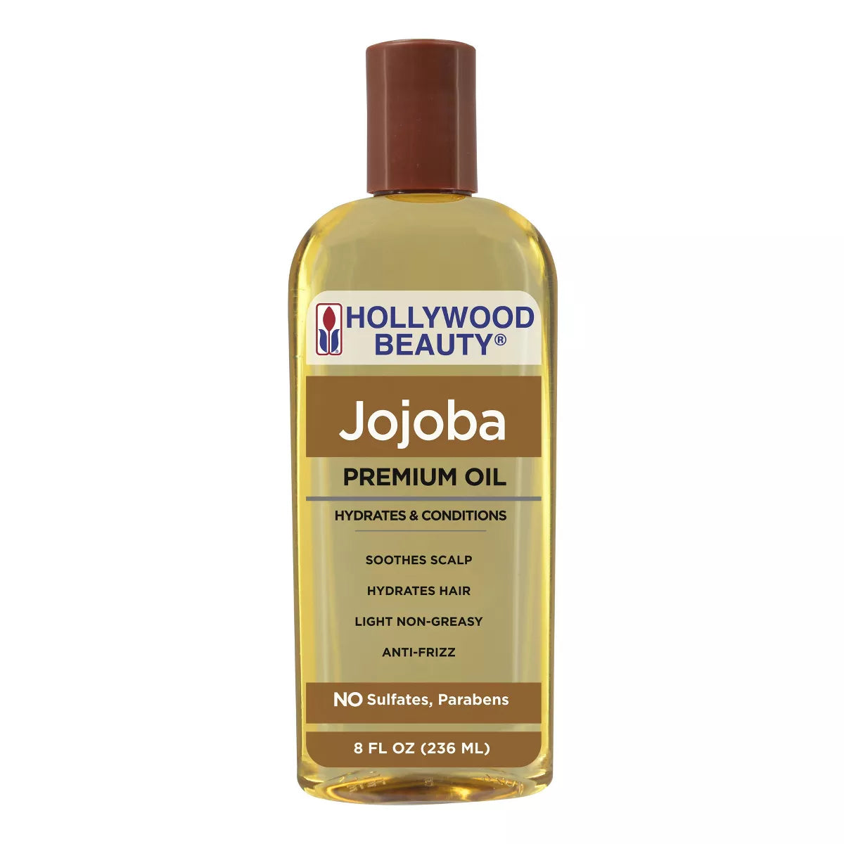 Hollywood Beauty Oils Jojoba Oil 8 Oz Cs/12