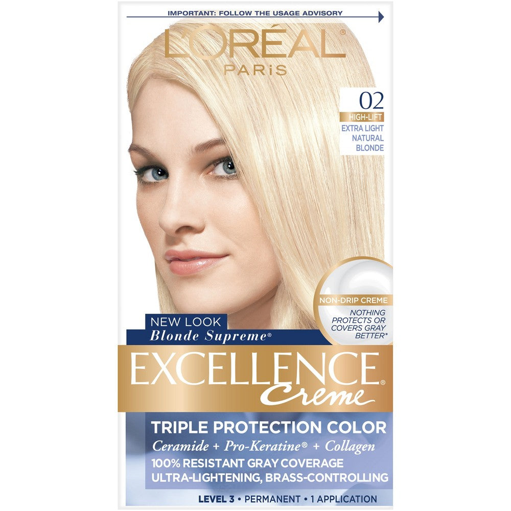 L'OREAL HAIRCOLOR EXCELLENCE : EXTRA LIGHT NATURAL BLONDE Pack 12