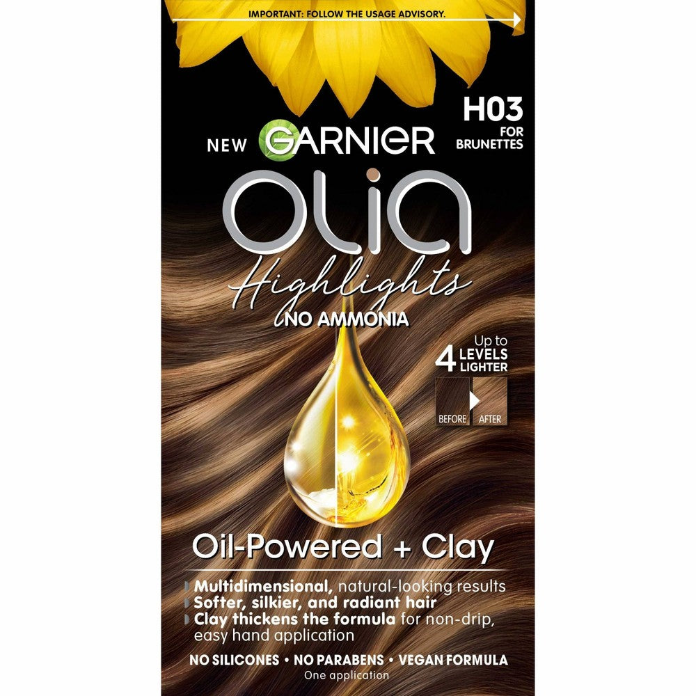 GARNIER HAIRCOLOR GAR OLIA Highlights : BRUNETTES H03 Pack 12