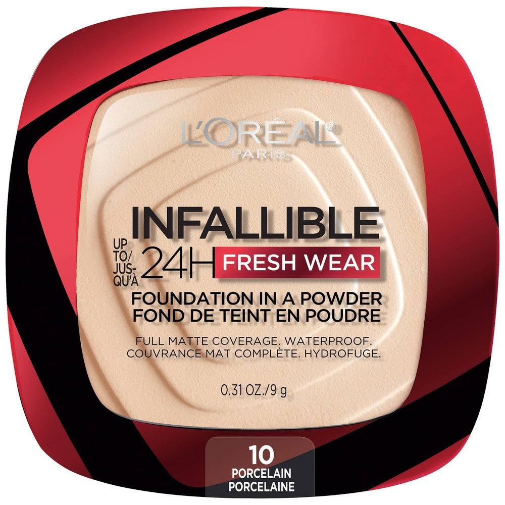 L'OREAL COSMETICS Infallible SP PWDER : PORCELAIN Pack 72