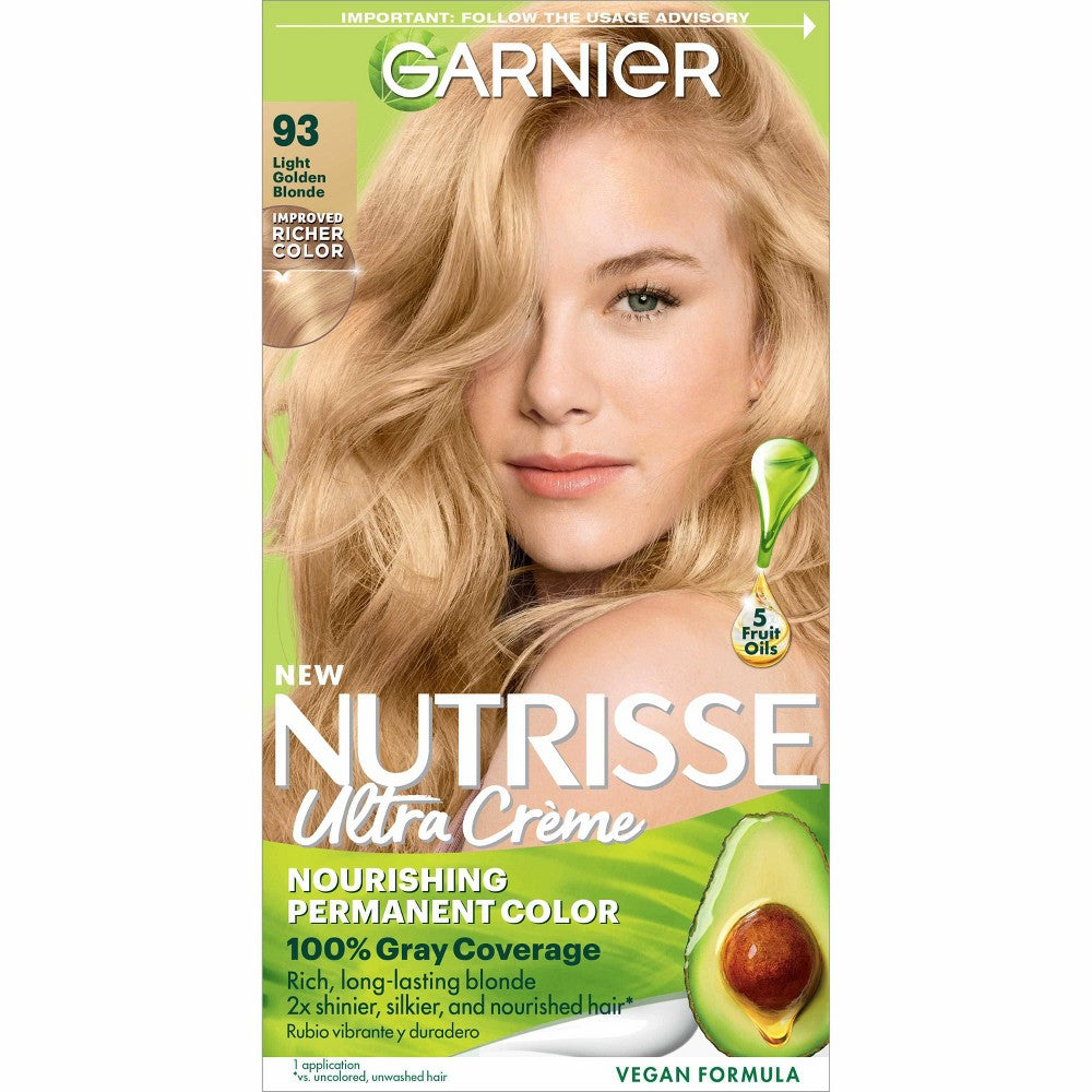 GARNIER HAIRCOLOR NUTRISSE HAIR COLOR : HONEY BUTTER #93 Pack 12