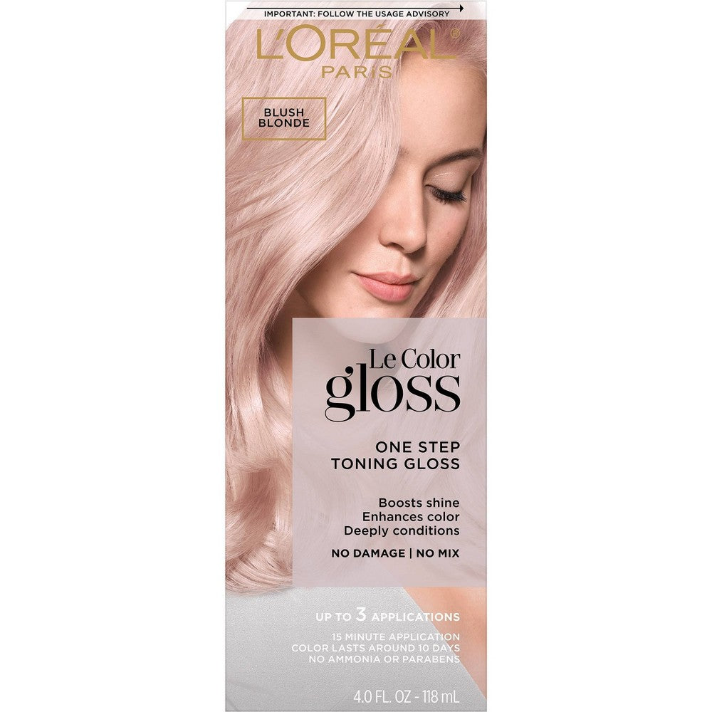 L'OREAL HAIRCOLOR Le Gloss Blush Blonde Pack 12