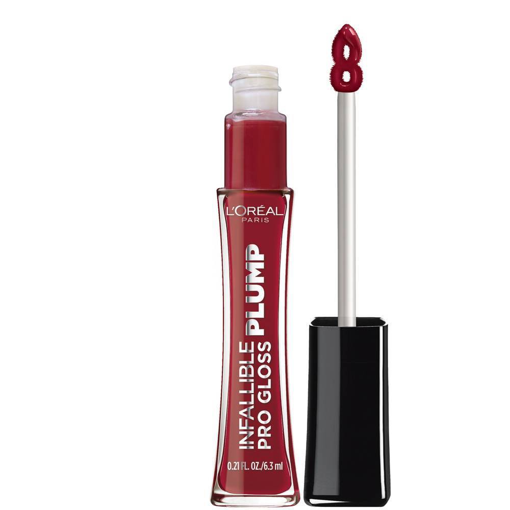 L'OREAL COSMETICS Infallible Plumping Gloss : Ruby Sheen Pack 72