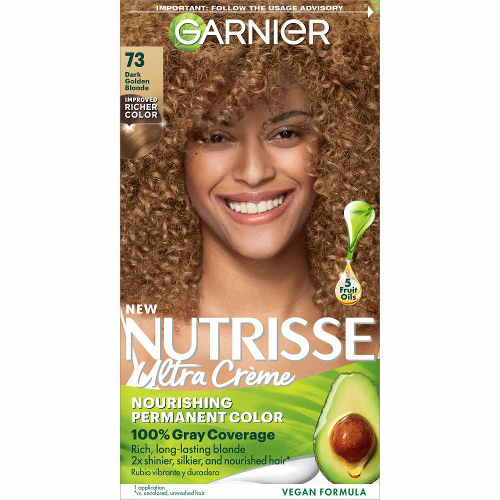 GARNIER HAIRCOLOR NUTRISSE HAIR COLOR : HONEYDIP #73 Pack 12