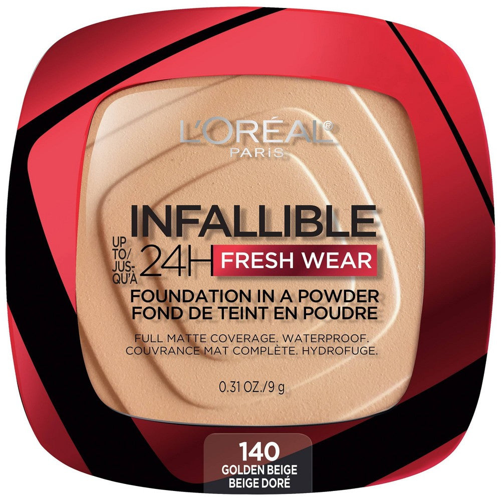 L'OREAL COSMETICS Infallible SP PWDER : GOLDEN BEIGE Pack 72