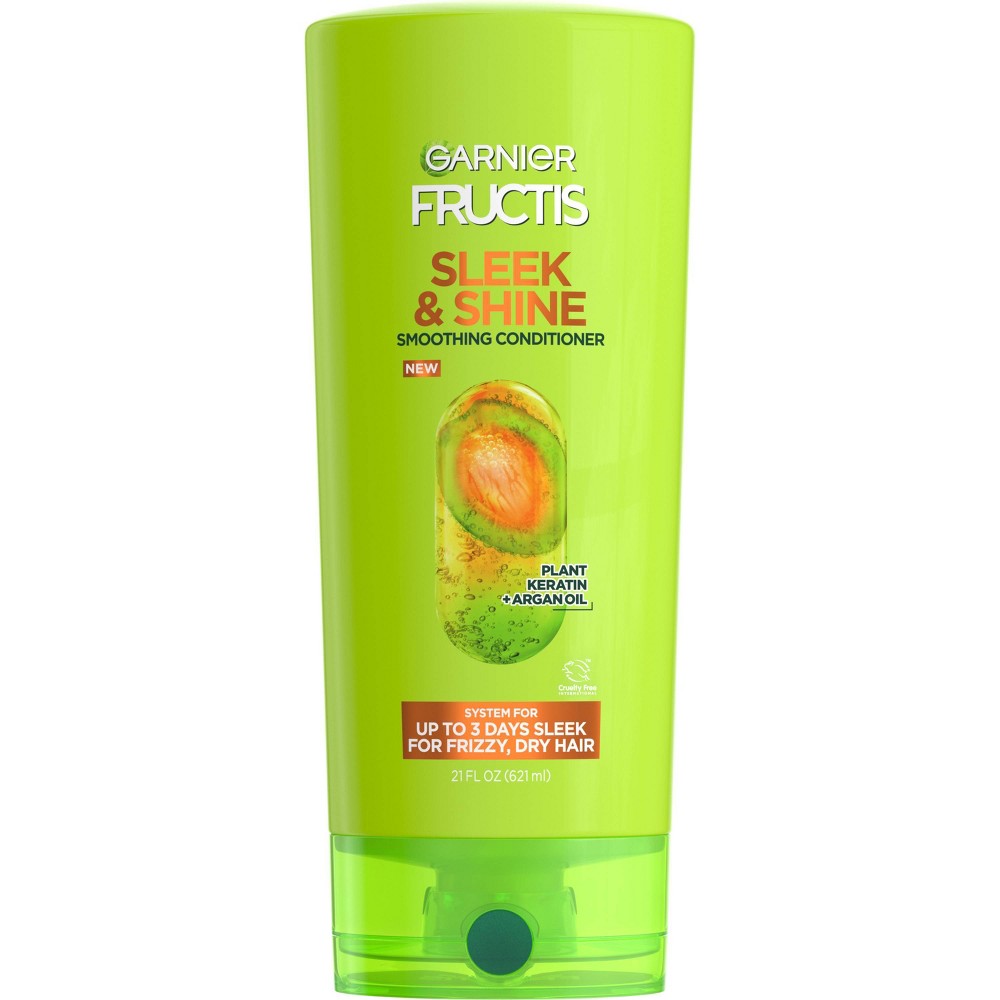 GARNIER HAIRCARE Sleek & Shine Cond 21floz : SLEEK & SHINE CONDITIONER 21OZ Pack 4