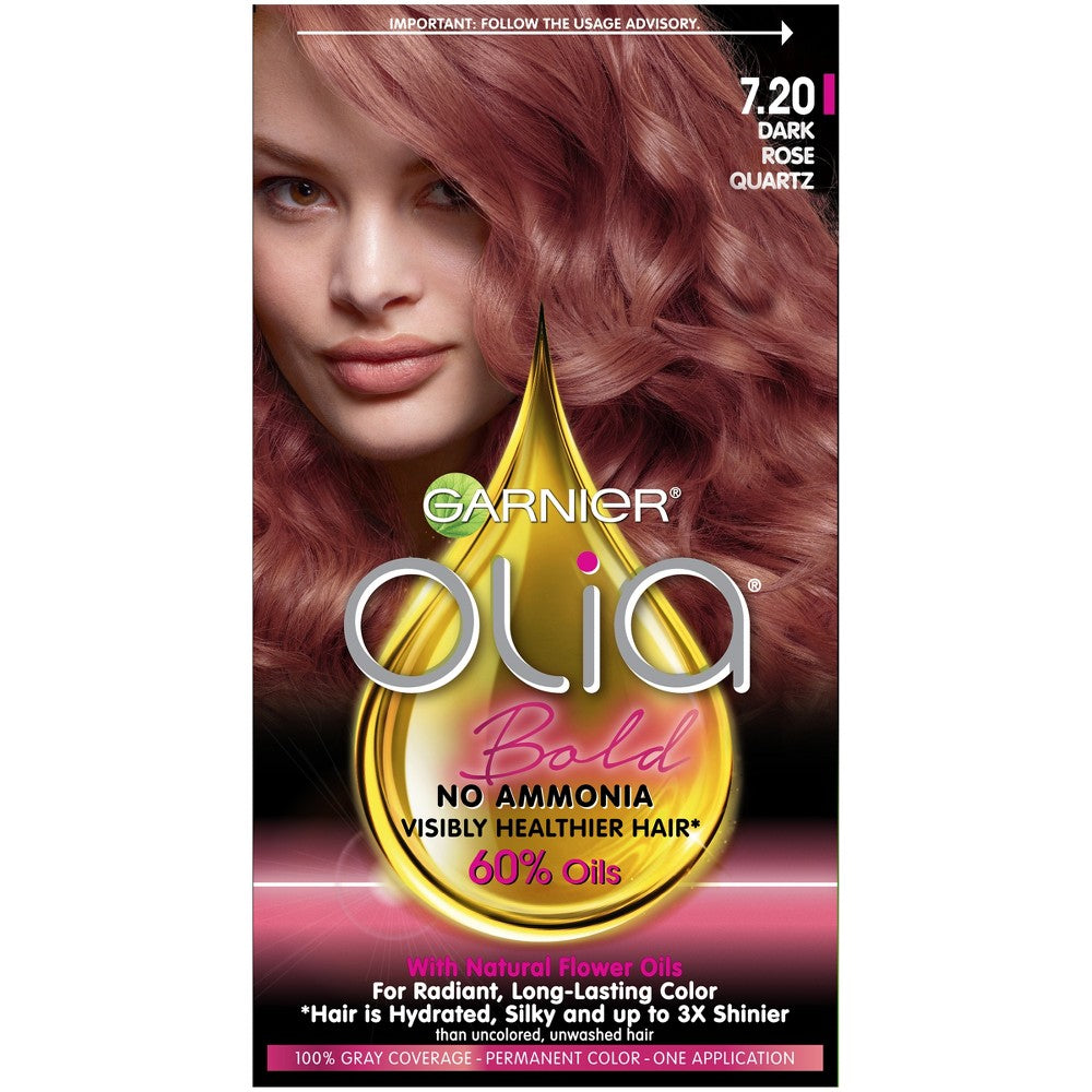 GARNIER HAIRCOLOR Garnier Olia Haircolor : OLIA DARK ROSE QUARTZ 7.20 Pack 12