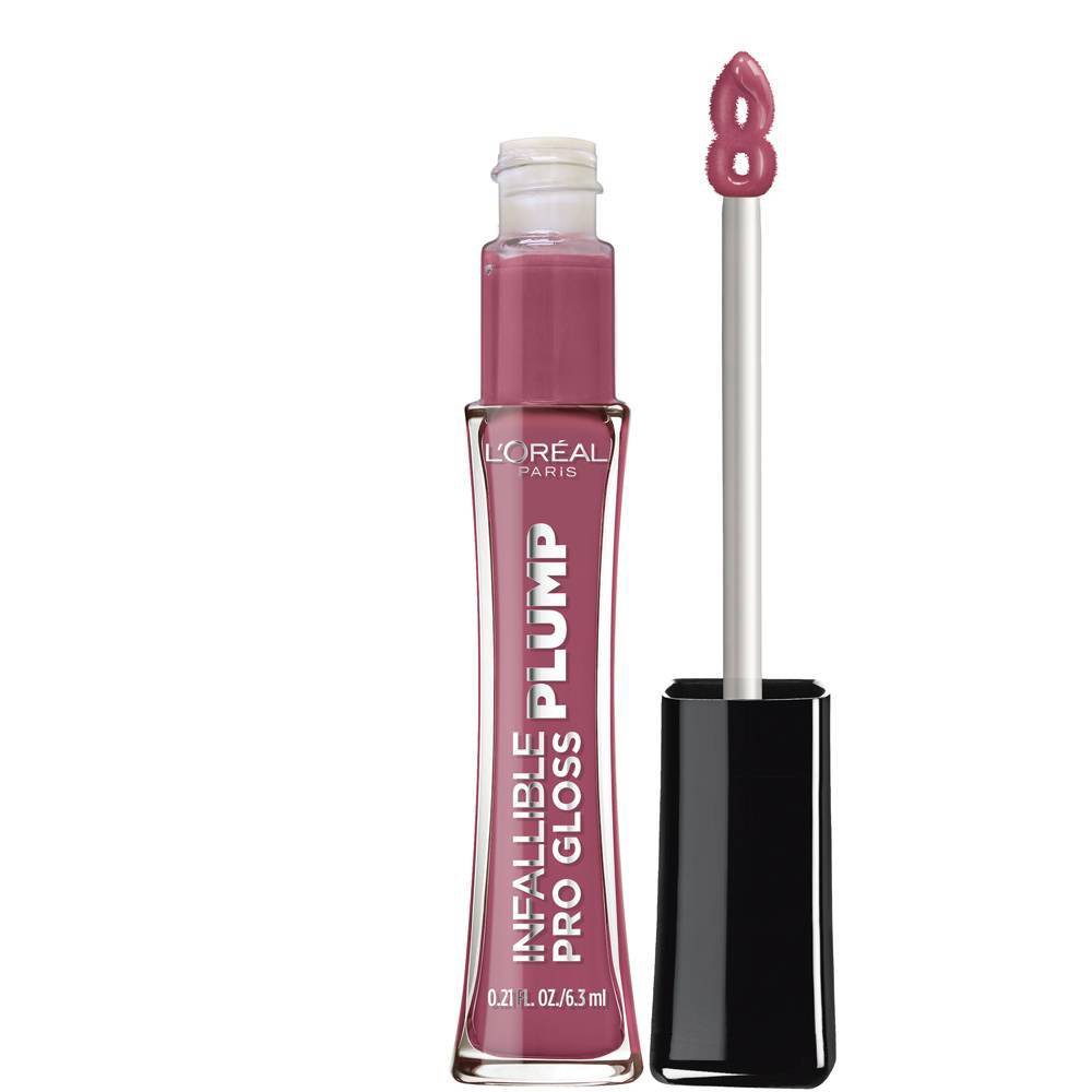 L'OREAL COSMETICS Infallible Plumping Gloss : Moonlit Rose Pack 72