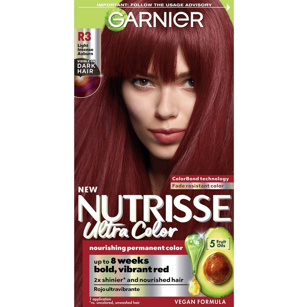 GARNIER HAIRCOLOR NUTRISSE HAIR COLOR : LIGHT INTENSE AUBURN Pack 12