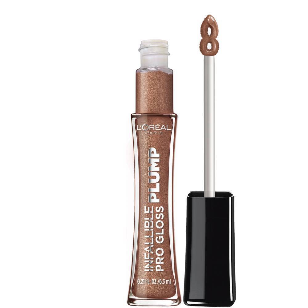 L'OREAL COSMETICS Infallible Plumping Gloss : Sunlit Shimmer Pack 72