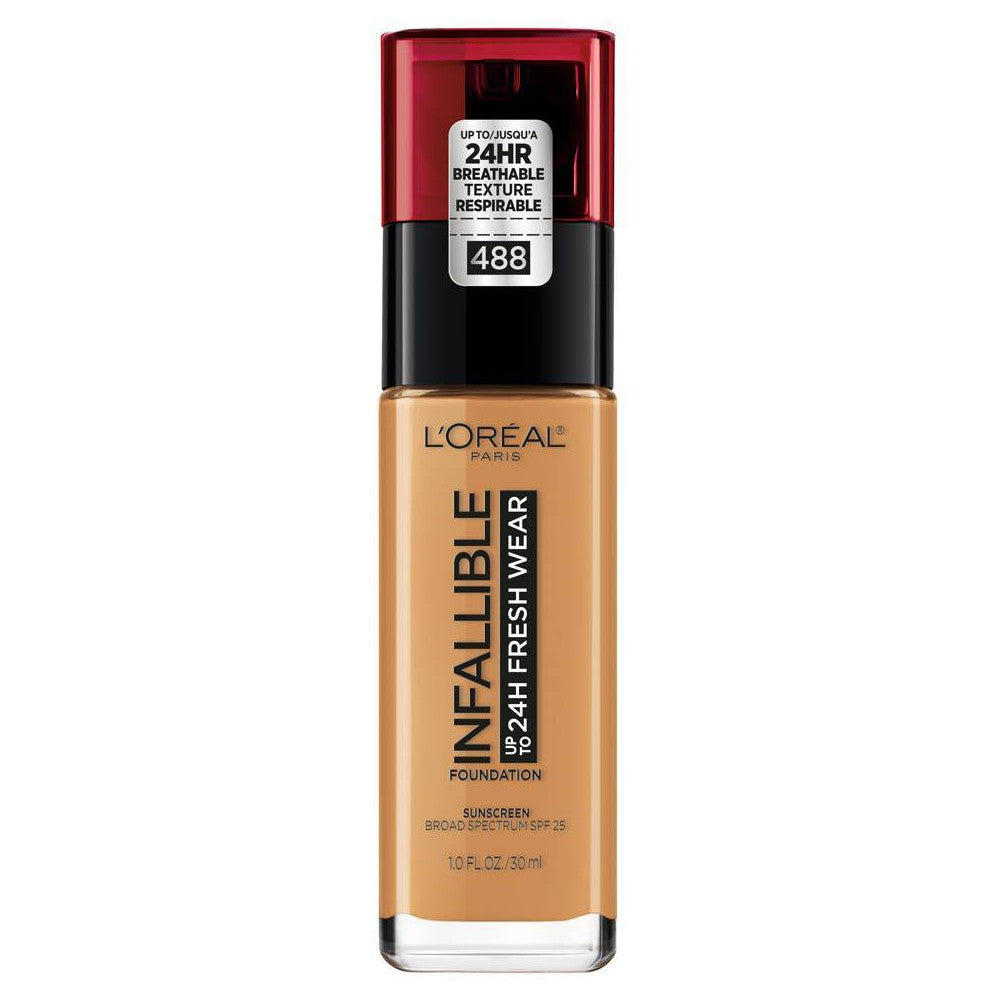 L'OREAL COSMETICS Infallib 24Hr Fresh Wear Foundation : CARAMEL Pack 72