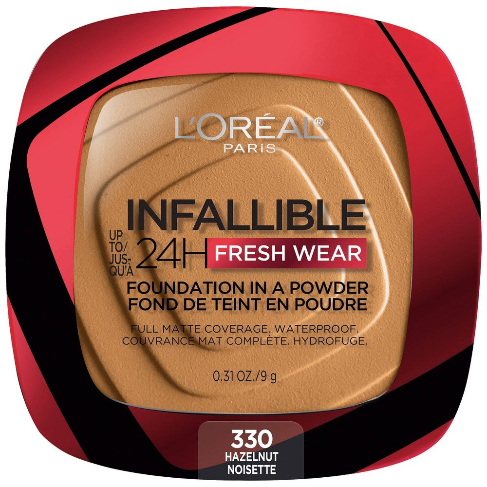 L'OREAL COSMETICS Infallible SP PWDER : HAZELNUT Pack 72