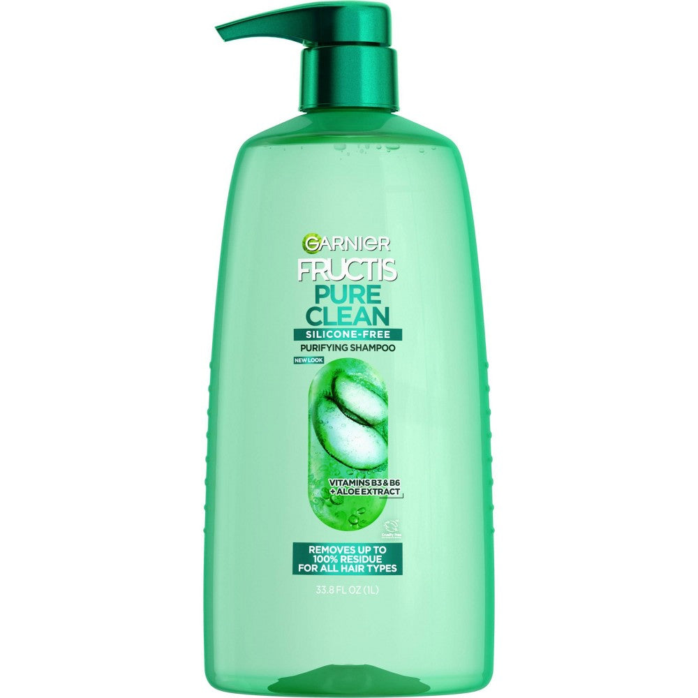 GARNIER HAIRCARE Pure Clean Shampoo 33.8floz : Pure Clean Shampoo 33.8 oz Pum Pack 4